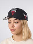 Бейсболка MITCHELL NESS арт. HP11978-CBUBLCK Chicago Bulls NBA (черный)
